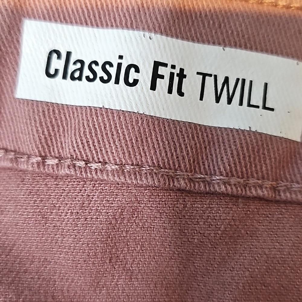 Just My Size Size 18W Short Mauve Classic Fit Twill - Picture 3 of 5